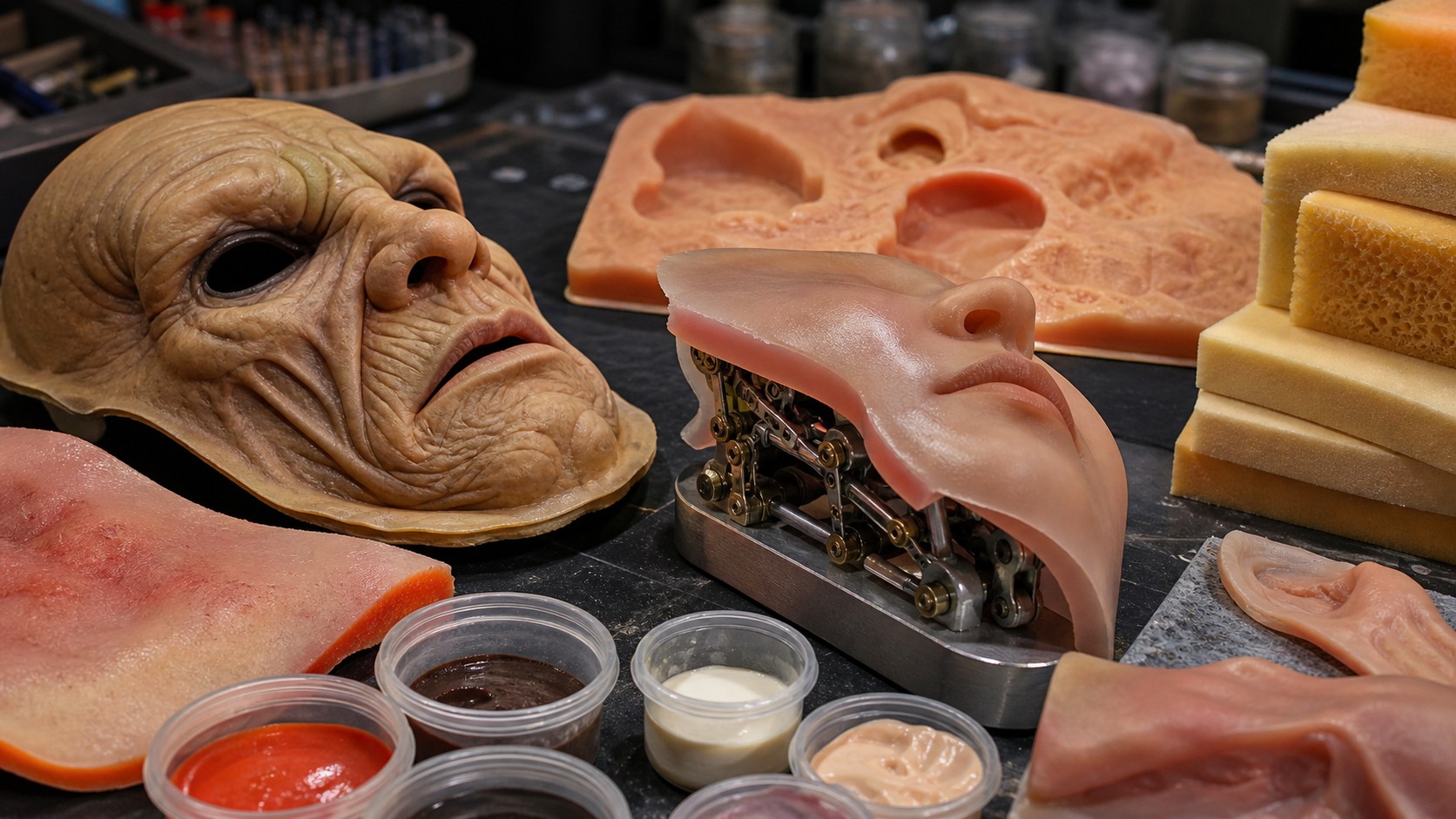 Featured image for Best Materials for Animatronic Skin: Silicone vs Latex vs Foam