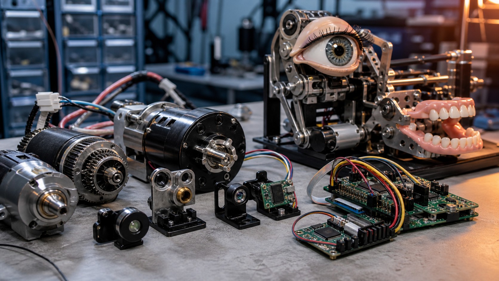 Featured image for Core Components of Animatronic Systems: Motors, Sensors, and Controllers