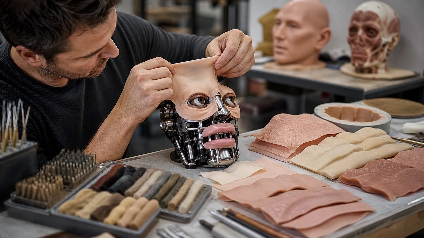 Featured image for How to Choose Realistic Animatronic Skin Materials for Lifelike Movement